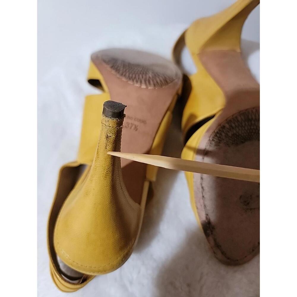 MODERN VINTAGE Open Toe Stilettos Heels Women's Denise Apricot Shoes 37.5/7.5 - Picture 7 of 16
